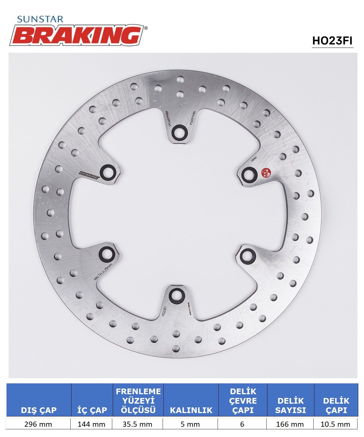 Honda MT 700 V Deauville YUVARLAK ÖN FREN DİSKİ