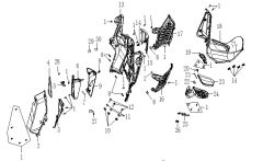 VOGE SR1 ADV YAKIT TANKI İÇ KAPAK BRAKETİ
