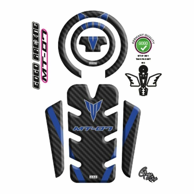 YAMAHA MT07 2021 - 2024 UYUMLU TANK PAD 003
