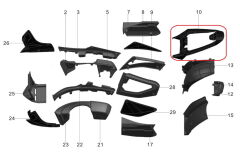 REGAL RAPTOR Pılder 125 Sele Altı Kuyruk Granajı Sıyah