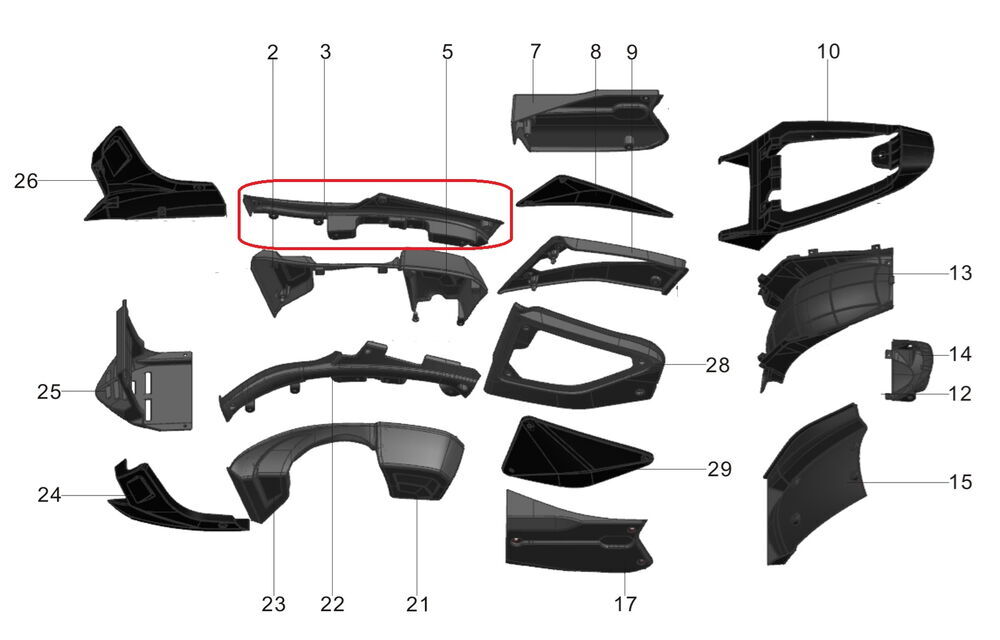 REGAL RAPTOR Pılder 125 Dekoratif Şerit Sol