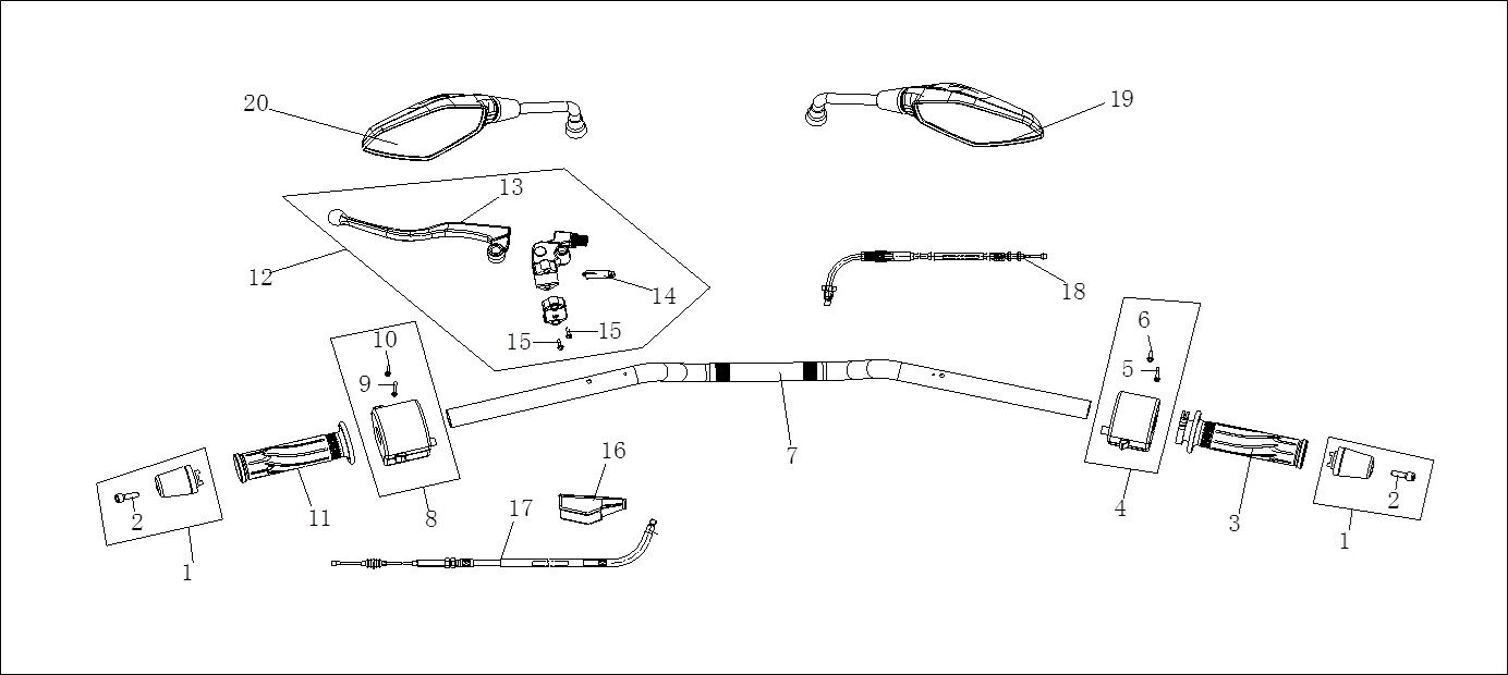 VOGE R125 SOL ELCİK