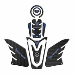 YAMAHA MT07 2021 - 2024 UYUMLU TANK PAD SET 003