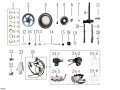 YUKİ CRYPTO 125 ARKA FREN ÜST MERKEZİ