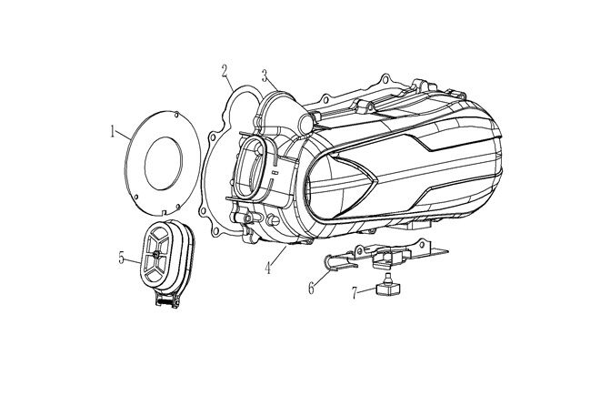 YUKİ GELATO 125 DEBRİYAJ KAPAĞI