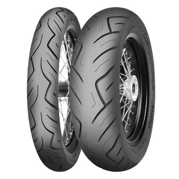 MİTAS BENDA DARKFLAG 500 ÖN 130/90-16 ARKA 150/80B16 TAKIM LASTİK CUSTOM FORCE TL