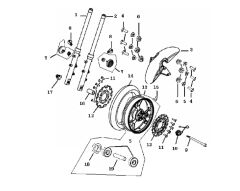 YUKİ GP-2 TARO 125 R ÖN ÇAMURLUK YEŞİL