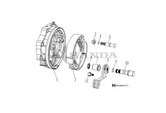 YUKİ GELATO 125 ARKA KAMPANA KAPAĞI