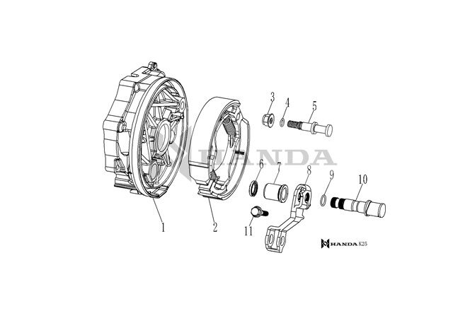 YUKİ GELATO 125 ARKA FREN BALATASI