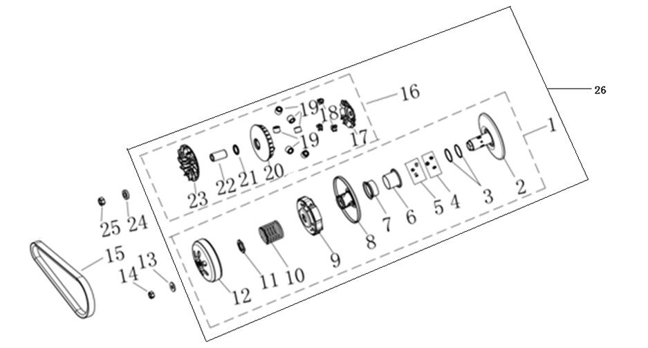 VOGE SR1 125 DEBRİYAJ BALATASI ÖN VE ARKA SET