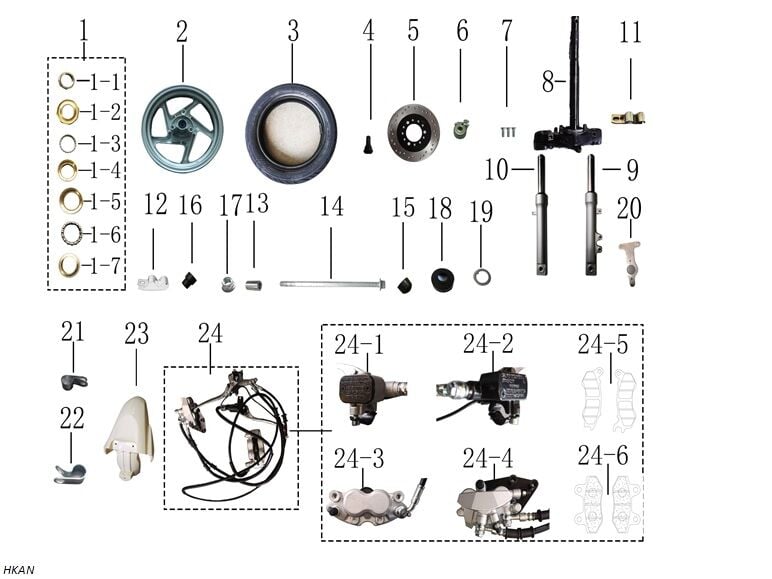 YUKİ CRYPTO 125 ÖN FREN DİSKİ