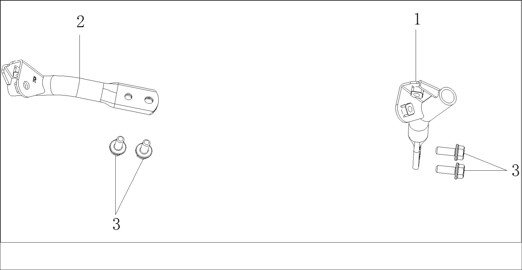 VOGE SR1 125 BASAMAK BRAKETİ SOL