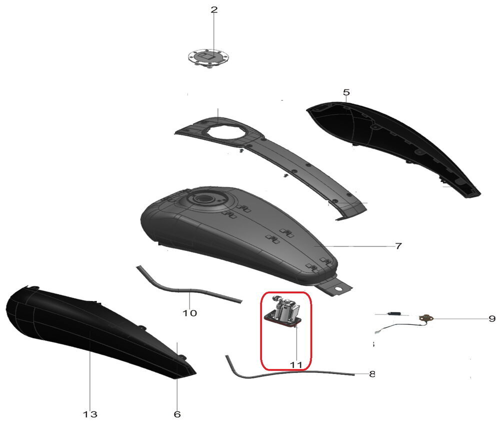 REGAL RAPTOR Pılder 125 Benzin Pompası Komple