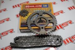 ZİNCİR-DİŞLİ SETİ BAJAJ DISCOVER 150 ST 14*43 ROLON