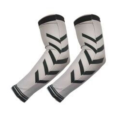 GİYİLEBİLİR KOL DÖVMESİ & KOL ÇORABI GRİ 2 ADET 011