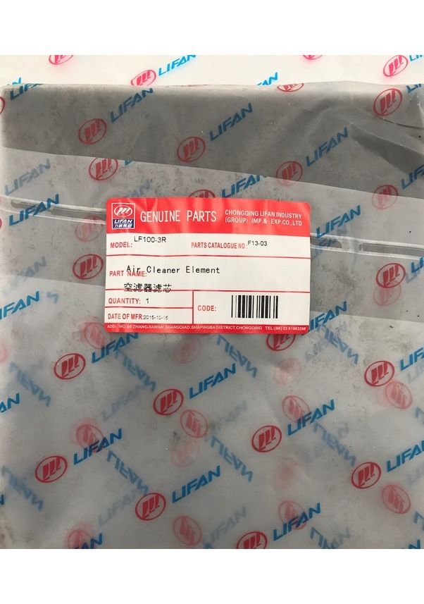 Lifan Glint 100 Hava Filtresi Elemanı (528974125)