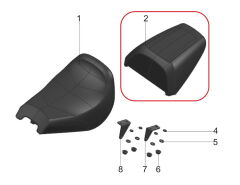 REGAL RAPTOR Pılder 125 Yolcu Koltuğu