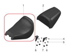 REGAL RAPTOR Pılder 125 Sürücü Koltuğu
