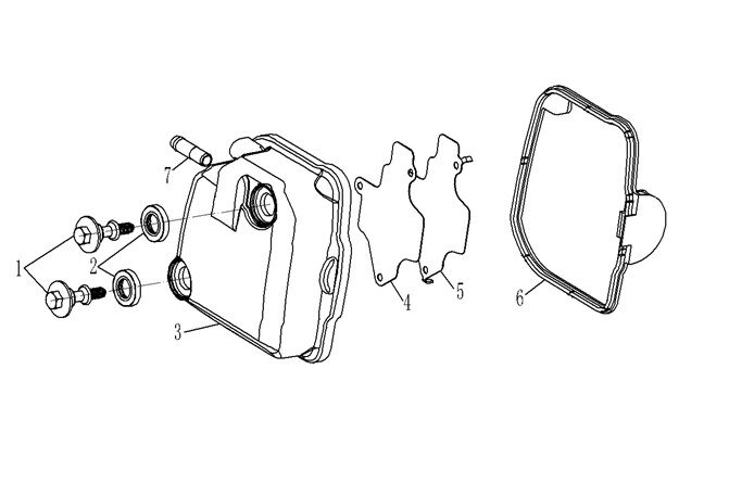 YUKİ GELATO 125 KÜLBÜTÖR KAPAK CONTASI