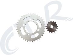 YAMAHA CYRPTON ZİNCİR DİŞLİ SETİ ÖN ARKA ( 15 37 DİŞ ) CTVR