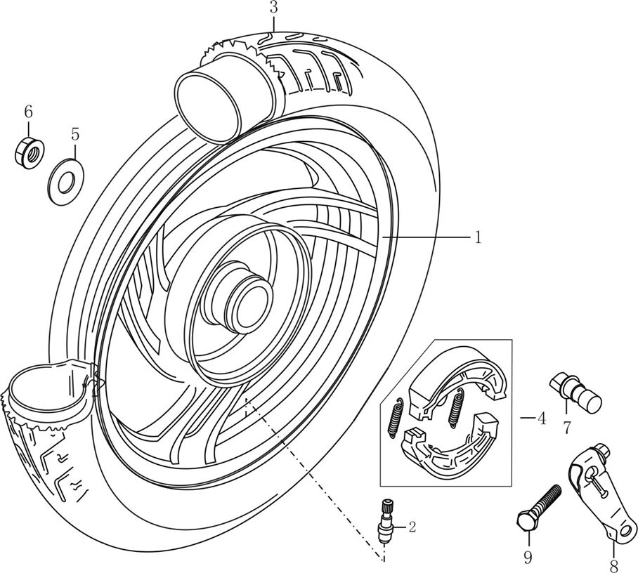 YUKİ SNOOPY YENİ MODEL LASTİK 3.50-10