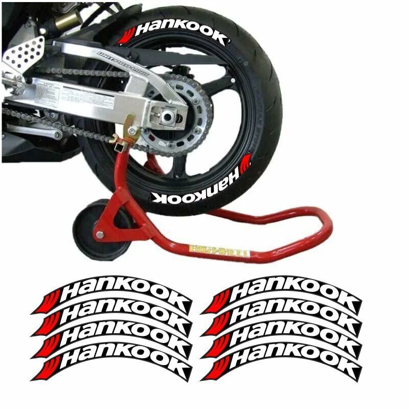 HANKOOK BEYAZ 3D LASTİK YANAK YAZISI