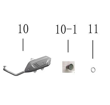 YUKİ GELATO 150 EGZOZ CONTASI