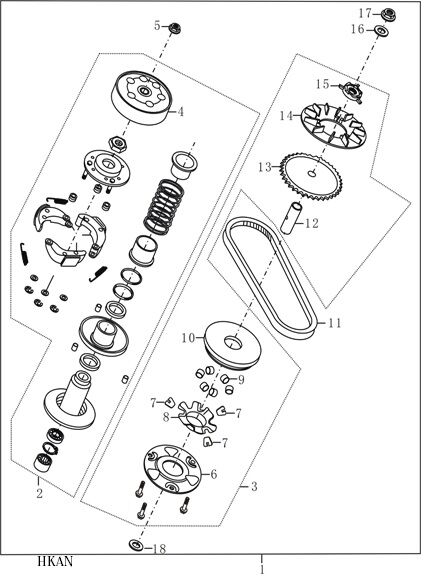 YUKİ PICASSO 100 DEBRİYAJ BALATASI SET