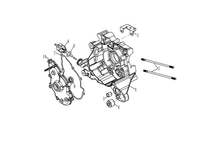 YUKİ GELATO 125 MOTOR BLOGU SAĞ