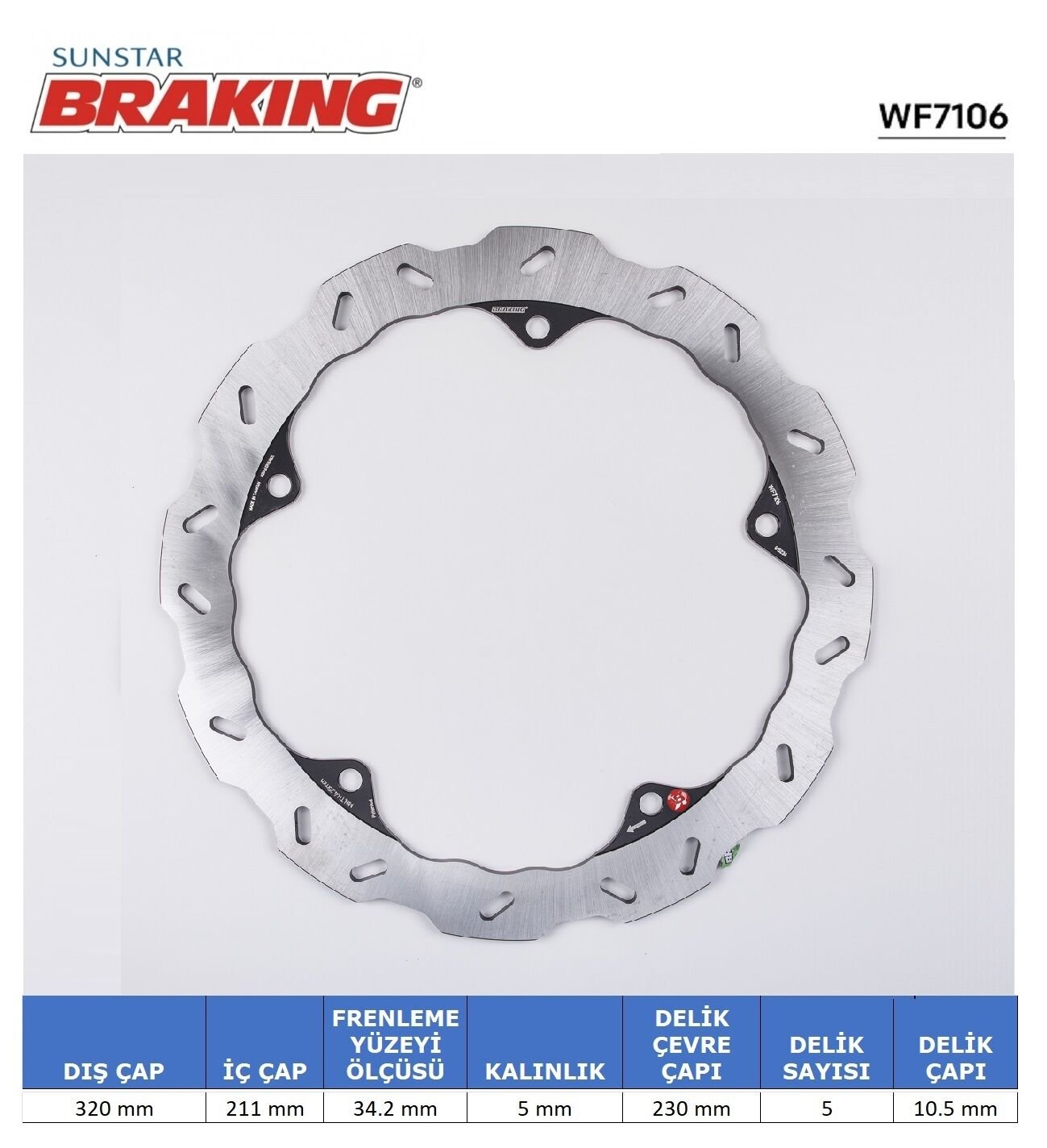 Honda NC 750 S HONDA NC 700-750 DALGALI ÖN FREN DİSKİ