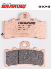 BRAKİNG SİNTERLİ ÖN FREN BALATASI DOMİNAR 400 UG