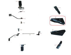 REGAL RAPTOR DD-250E-9B Arka Basamak Demiri Sağ