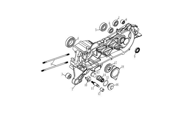 YUKİ GELATO 125 MOTOR BLOGU SOL