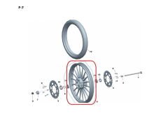 REGAL RAPTOR Spyder 350 Ön Jant