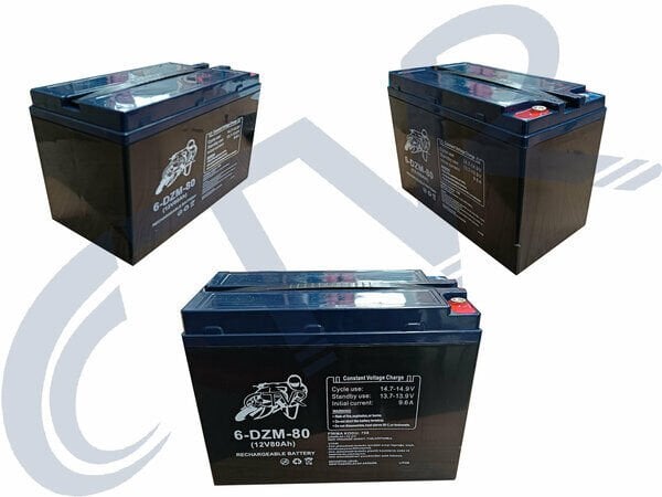 AKÜ E.BİKE 6 DZM 80 12 VOLT (13,5 KG) CTVR ( NET FİYAT )
