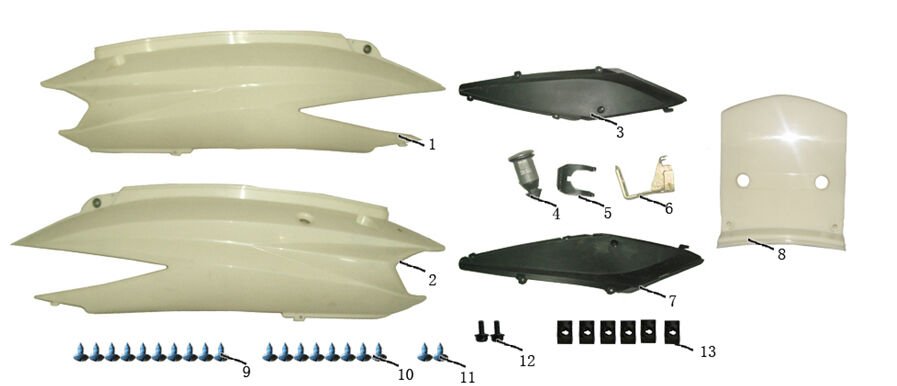 YUKİ YB150T-15 ARKA STOP GRENAJI SİYAH