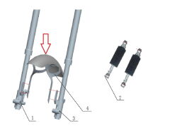 REGAL RAPTOR Daytona 125 Ön Çamurluk Beyaz