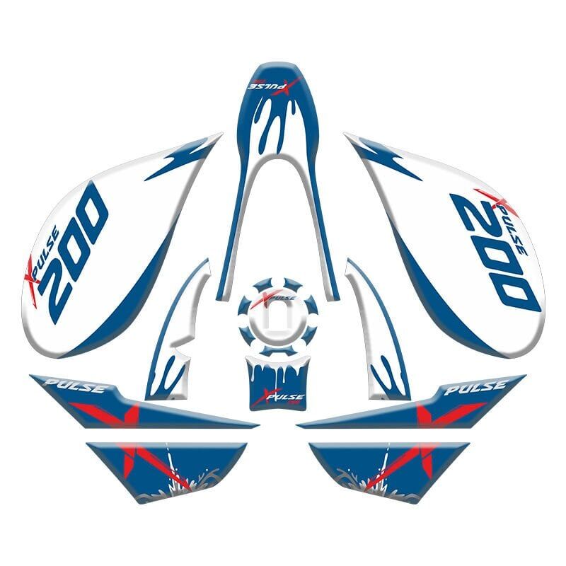 HERO XPULSE 200 2020 - 2025 UYUMLU TANK PAD SET 001