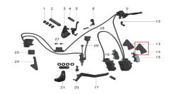 REGAL RAPTOR Pılder 125 Ön Fren Merkezi Alt Braketi Sağ