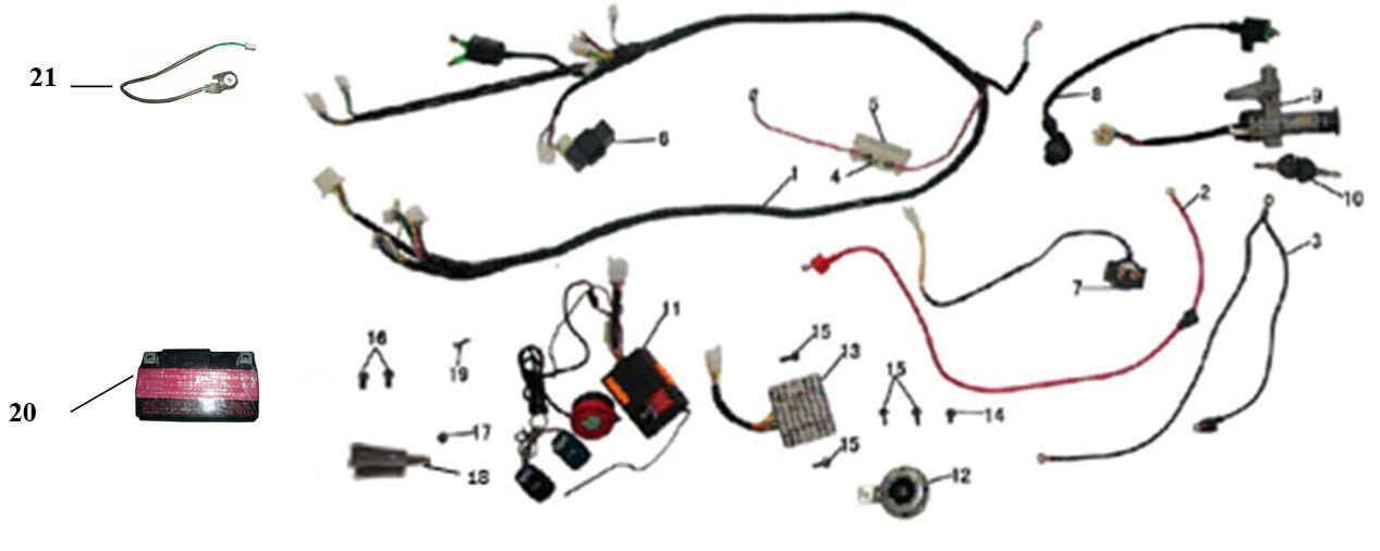 YUKİ YK150T-20 CDI BEYİN