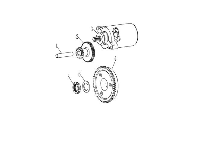 YUKİ CRYPTO 125 MARŞ MOTORU