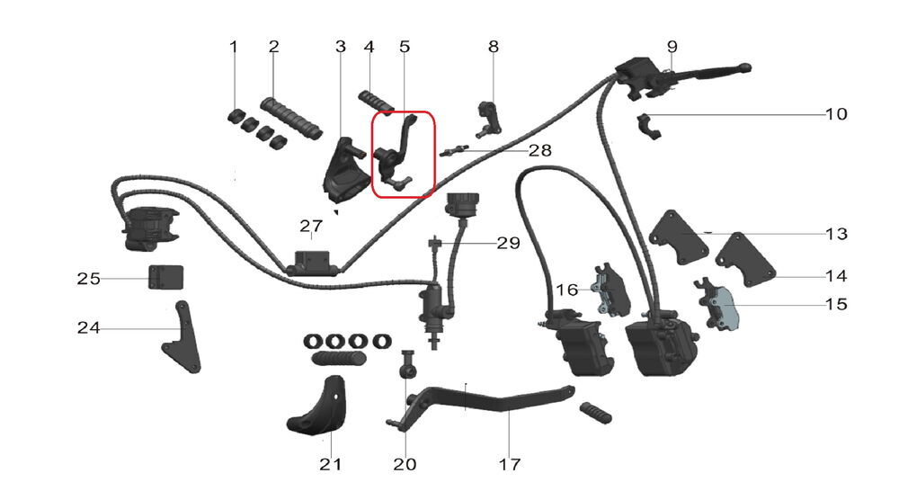 REGAL RAPTOR Pılder 125 Vites Braketi
