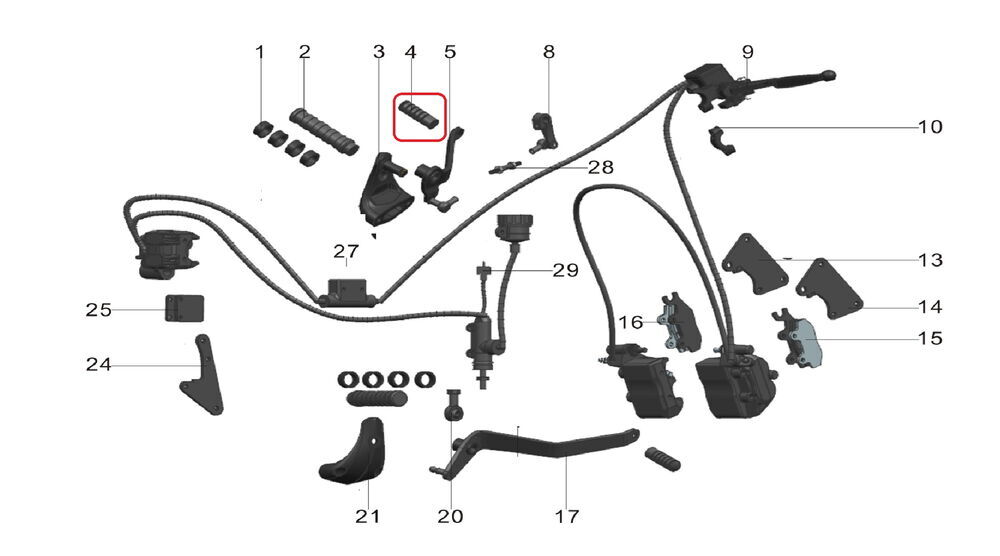 REGAL RAPTOR Pılder 125 Vites Pedal Ucu