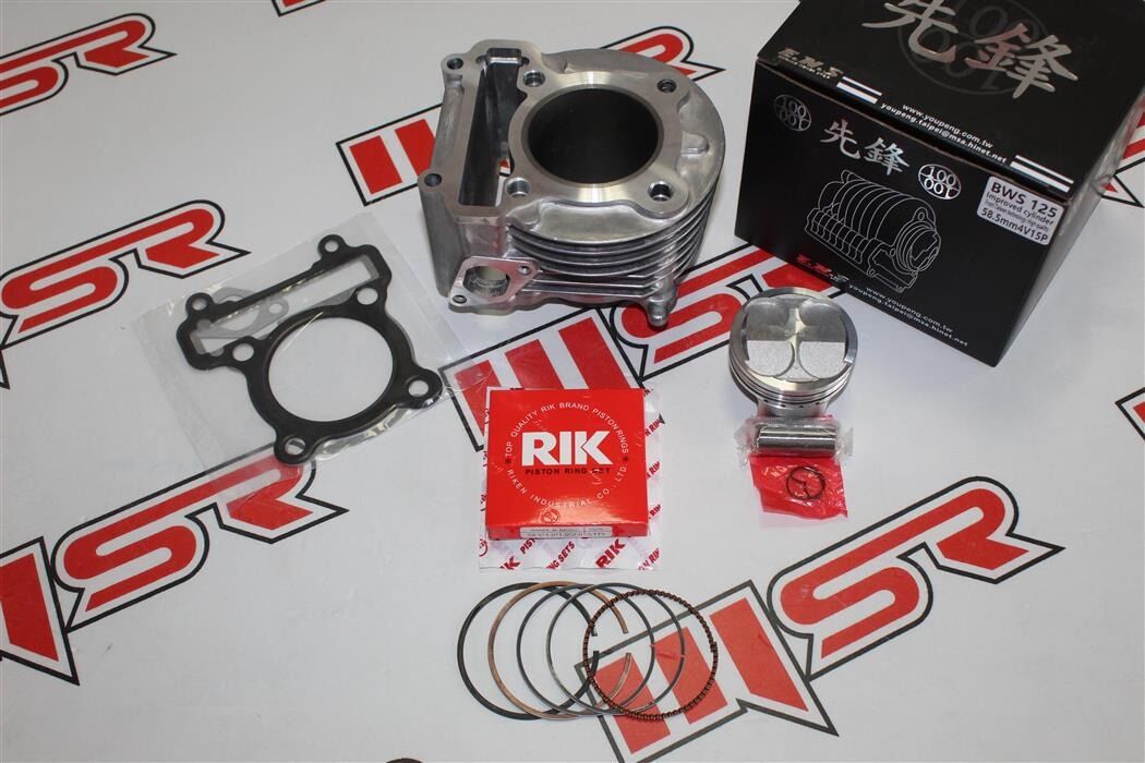 BWS 125 SİLİNDİR KİT 58.5MM 15P RIK SEKMAN 4 SUBAPENS TAIWAN