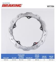 Honda NC 750 X DCT HONDA NC 700-750 DALGALI ÖN FREN DİSKİ