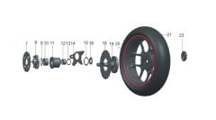 REGAL RAPTOR Pılder 125 Arka Jant