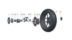 REGAL RAPTOR Pılder 125 Arka Teker Mili