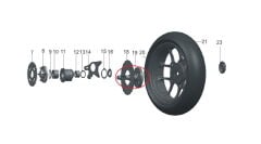 REGAL RAPTOR Pılder 125 Arka Teker Mili