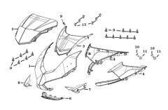 YUKİ GP-2 TARO 125 R ÖN FAR ALT BRAKETİ SOL
