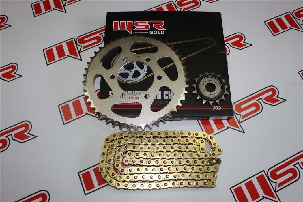 CF NK 650  15T-46T- 520HO - 118 BAKLA ZİNCİR DİŞLİSETİ MSR GOLD